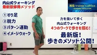 最新版内山式ウォーキング修得メソッド　四つのワークで歩きを変える！