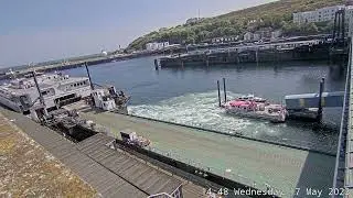 Isle of Man Douglas Outer Harbour TimeLapse - 17/05/2023