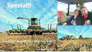 #Spezial Lisa fährt zum ersten mal Häcksler.  Zusammenschnitt live aus Twitch