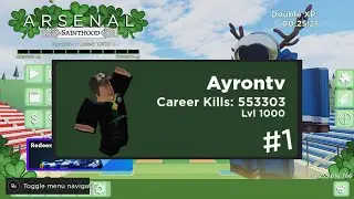 Hitting Level 1000 In Arsenal (Bombfest) on Controller (Thank you Arsenal 💚)