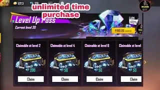 #hmgaming #level_up_pass  Freefire level up pass unlimited time purchase don't miss this video