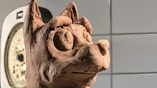 Sculpting Bluey by hand with Nsp Chavant Clay - 5 hours compressed to 10 minutes
