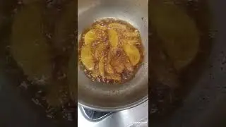 lemon rice+potato fry+mango pickle= tasty lunch😍