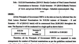 Ap d.el.ed 2019-21 Batch practicle dates released|AP ded 2019-21 Batch practicles|by Kumar education