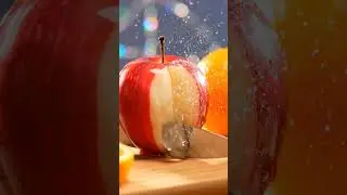 Aether‑Gel Fruit Slice &mdash; Macro ASMR #satisfying #ASMR #macro