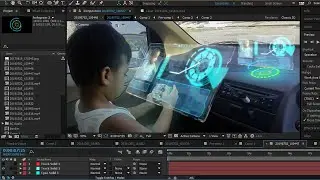 Create Hologram / HUD Tutorial after effect Part 1