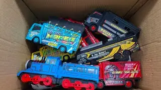 KEREN BANGET‼️ Unboxing Truk Oleng, Bus Telolet, Mobil Polisi, Ambulance, Kereta Api Thomas PART 124