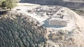 Tel Hazor - Aerial views (BibleWalks.com)