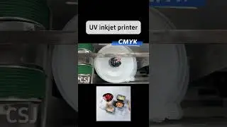 Uv inkjet printer for plastic lids #printing#machine #digitalprinter #inkjetprinter #smallbusiness