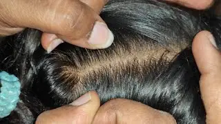 wood net picking by long hair//@ real sound// in Telugu mamatha vlogs