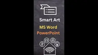 Smart Art in MS Word-PowerPoint #shorts #ytshorts #youtubeshorts #msword #shorstvideo
