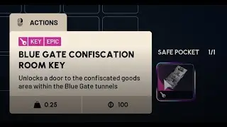 Blue Gate Confiscation Room Key - Arc Raiders - Let's go get some loot!