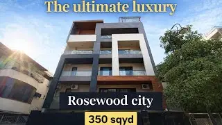 💎Premium 4bhk builder floor in Rosewood city | 350 sqyd | gated block 
