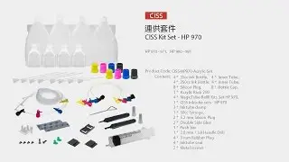 HP Officejet Pro X Series Printer Ink Supply System - CISS