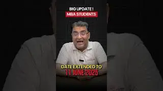 BIG UPDATE for MBA students who gave the CAT EXAM!😱 #mba #catexam #viralvideo