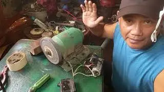 how to connect running capacitor  motor grinder 3 Leads@dodznb238#09075850994