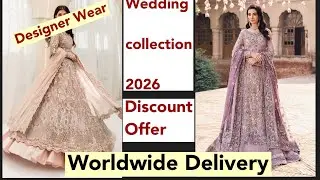 Pakistani wedding & Party wear Dress | #Designer Wear # #elegantcollectionOnline Delivery Worldwide