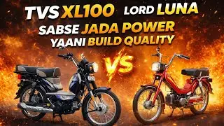 TVS XL100 &ndash; Mileage ka Baap ya Sirf Hype? 🤔 Full Sach! || @AdnanVlogs03 #luna #viral #tvs 