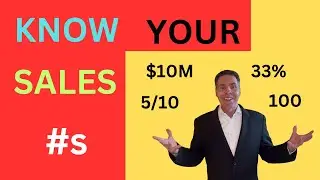 Know your sales numbers - John Chapin