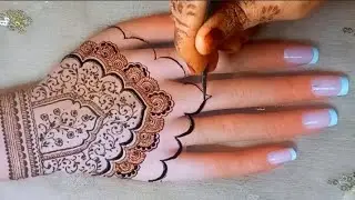 Pakistani Mehraab Bridal Mehendi Design/Easy Back Hand Mehendi Design 2026