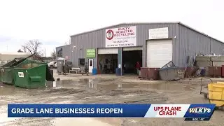 More businesses slowly reopening on Grade Lane following UPS plane crash