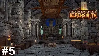 ПОСЛЕДНИЕ ДЕНЬКИ У НАКОВАЛЬНИ Прохождение Medieval Crafter: Blacksmith на русском языке #5