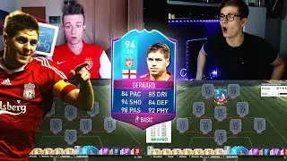 FIFA 17: LEGEND GERRARD 94 SQUAD BUILDER SHOWDOWN vs FIFAFORFUN 😱🔥😈