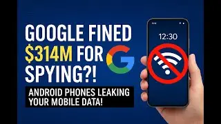 Google Fined $314M for Spying?! | Android Phones Leaking Your Mobile Data! #onlinesafety #google