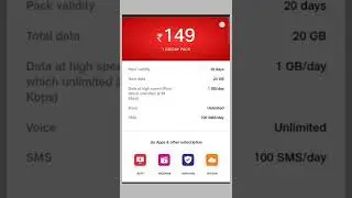 Jio New plan 149 Full Details | Unlimited Data pack