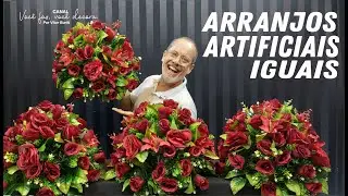 PASSO A PASSO DE COMO MONTAR ARRANJOS COM FLORES ARTIFICIAIS PARA DECORAÇÃO DE FESTAS