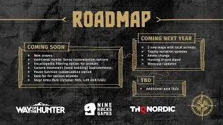 Way of the Hunter - Roadmap - Jagdsimulation