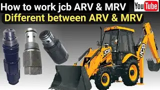 How to work jcb ARV & MRV ! different between jcb MRV and ARV