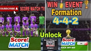 Score match !Win event 🥇 with 4-4-2 ! Unlock 🎁 Super player MAJOR - WOLFGANG