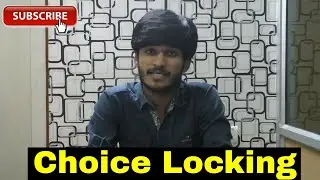 Proper time for CHOICE LOCKING in JOSAA Counselling 2018 ! Must see it