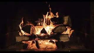🔥COZY FIREPLACE Loop (ULTRA HD) 4K 🔥 Relaxing Fire Burning Video & Crackling Fireplace Sounds