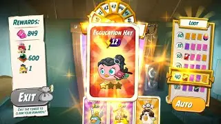 NEW Secret Hats in Angry Birds 2 Tower of Fortune! (Eggucation Hat Set 2025)
