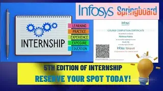 INFOSYS SPRINGBOARD 5.0 INTERNSHIP FOR ALL || LIMITED SEATS HURRY UP