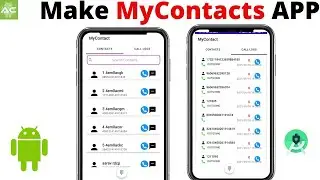 ||How to make Contact  App in Android studio || Java ||