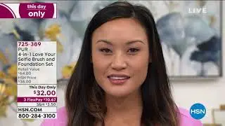 PUR 4in1 Love Your Selfie Brush and Foundation Set