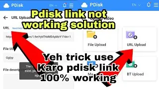 Pdisk link not working solution | Yeh trick use karo pdisk link 100% working | Pdisk payment proof |
