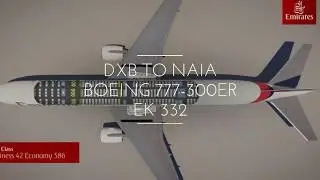 EMIRATES AIRLINES DUBAI TO MANILA EK332