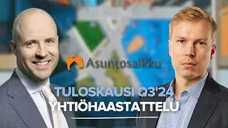 Asuntosalkku Q3'24: Kertaluonteiset kulut painoivat