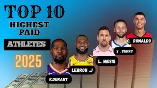Top 10 highest paid athletes in 2025 ​@cristiano  @LeoMessi 