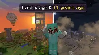 Exploring Forgotten Minecraft Worlds