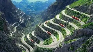 LAS CARRETERAS MÁS PELIGROSAS DEL MUNDO | Conducir al borde del abismo | 4K