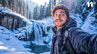 Nainital me hak ham gaye waterfall par