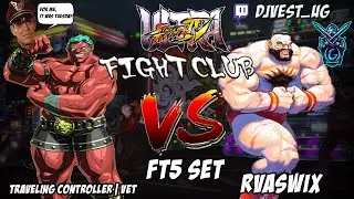 USF4 Fight Club Exhibition Series - Traveling Controller | Vet VS RVASwix FT5 Set