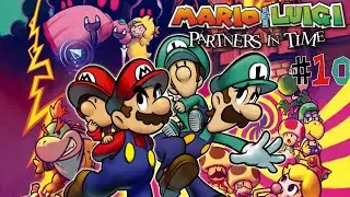 Mario & Luigi Partners In Time #10 | Cosechando Trampolines