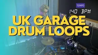 UKG Drum Loops 140 BPM // The Hybrid Drummer