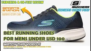 Unboxing & on feet review SKECHERS GO RUN PURE WORLD BEST RUNNING SHOES (100% AUTHENTIC) NO FAKE !